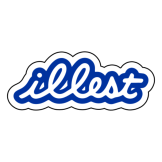 Illest Sticker (Blue)